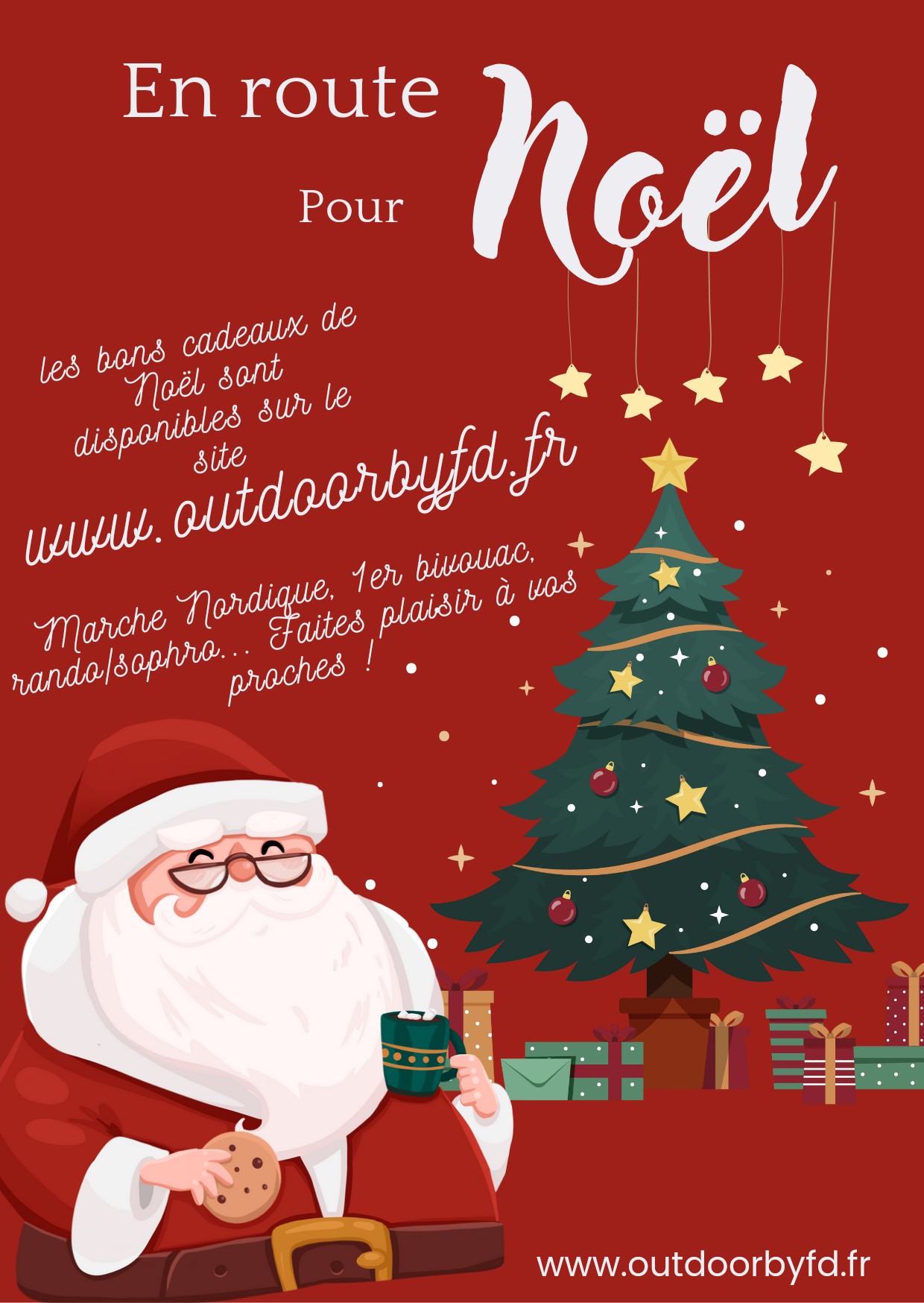 Flyer bon cadeau noel